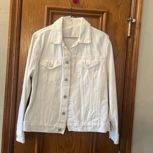 Women's White Denim Jacket